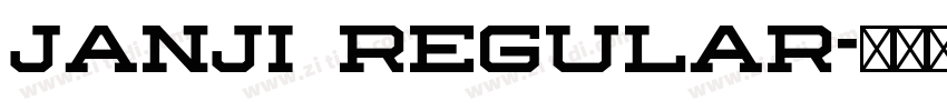 Janji Regular字体转换